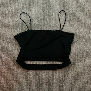 Black crop top